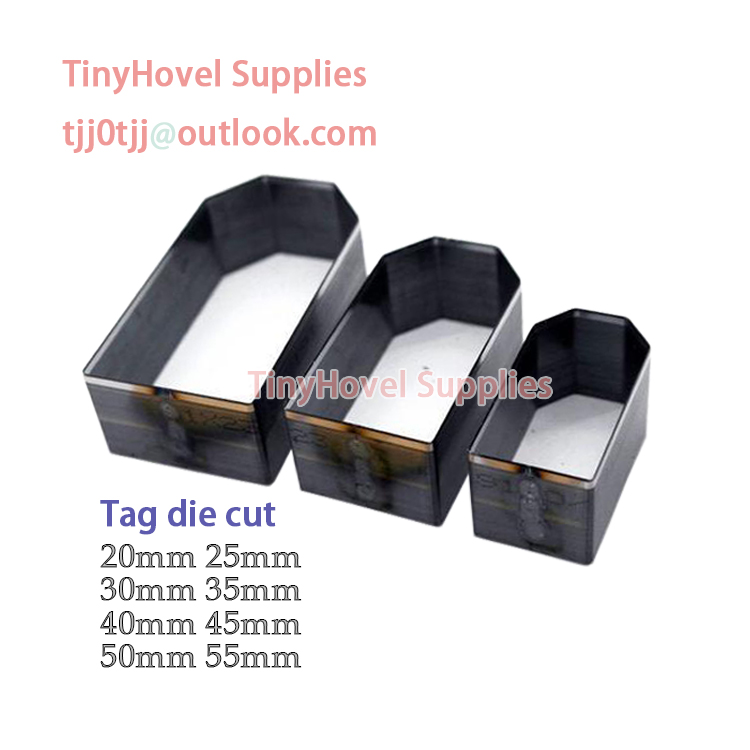 Model Kit Cutter - Tag Steel Cutting Mold for Leather,