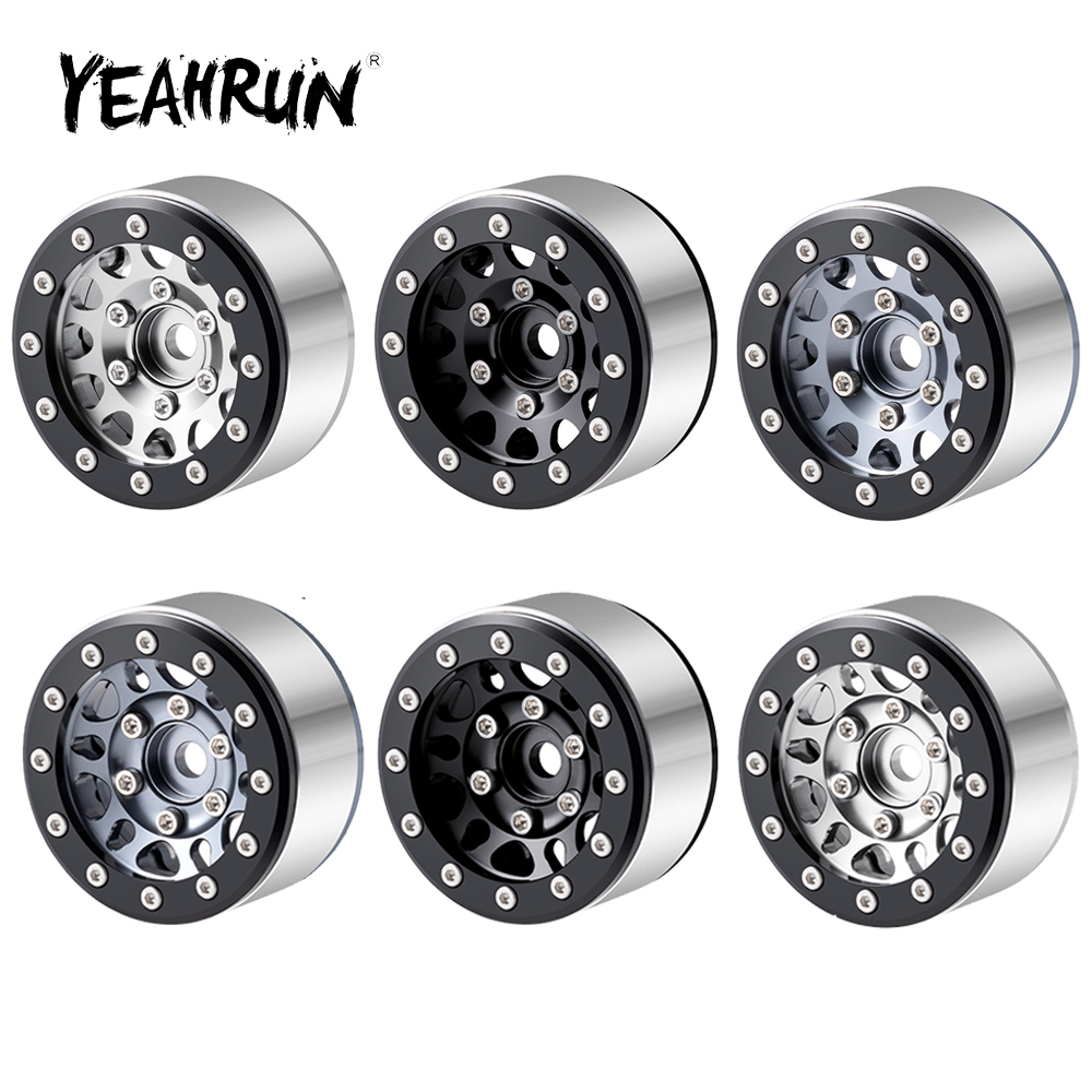 Model Kit Tamiya - YEAHRUN 4Pcs 1.55inch Aluminum Alloy Wheel