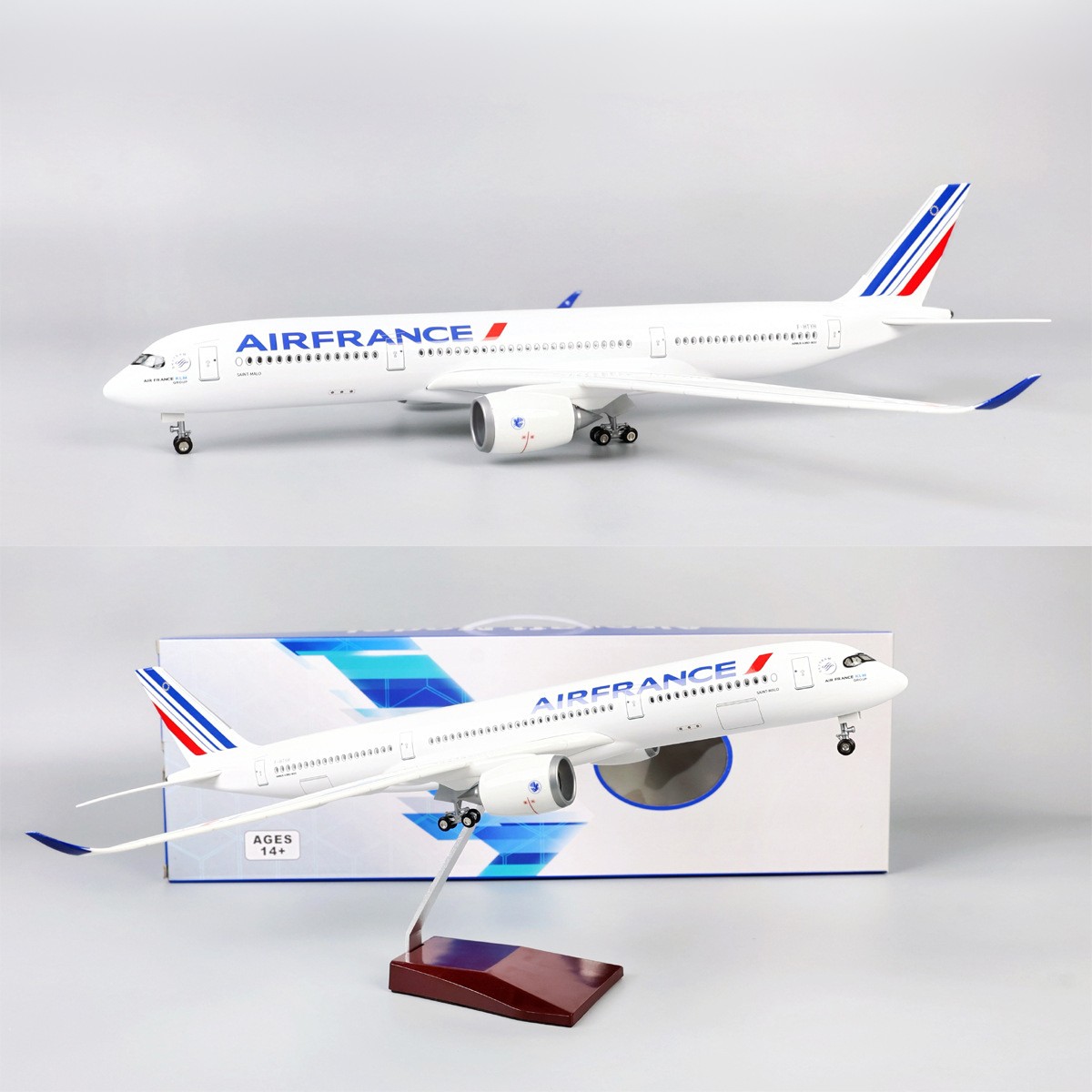 Model Kit Planes - 47cm Air France A350 Model Aircraft