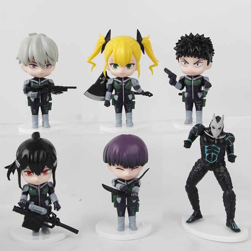 6pcs/set Kaiju No.8 Anime Hibi - огляд і ціна Model Kit Kaiju No 8