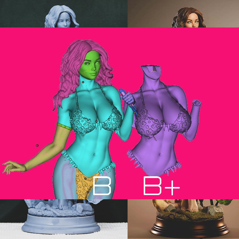 3 Styles Origi Character  6083 - огляд і ціна Model Kit Figure