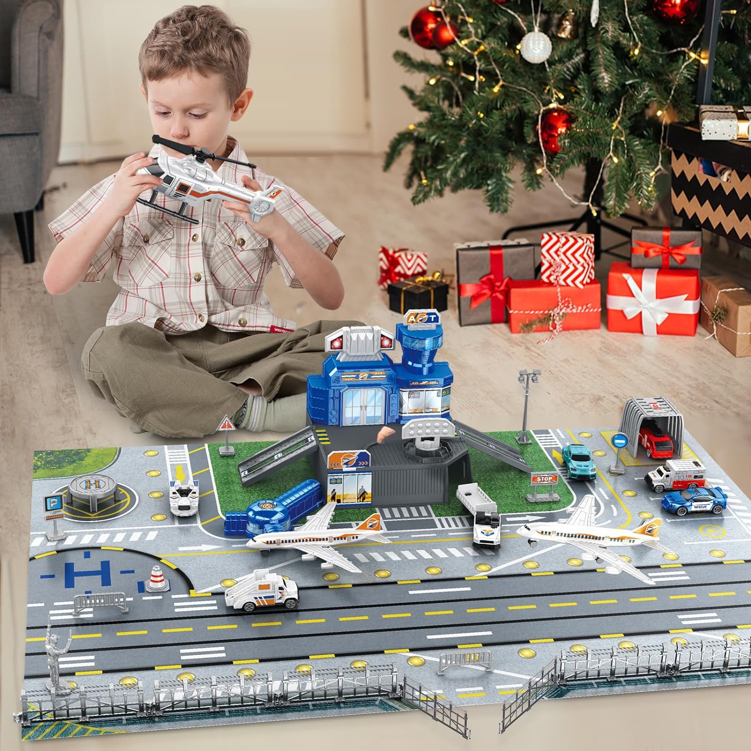 Children's Airport Scene Toy S - огляд і ціна Model Kit Planes