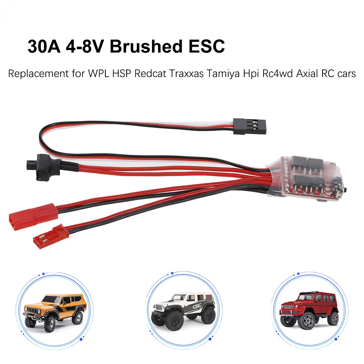 Mini RC Car 30A Brushed ESC Fo - огляд і ціна Model Kit Ship