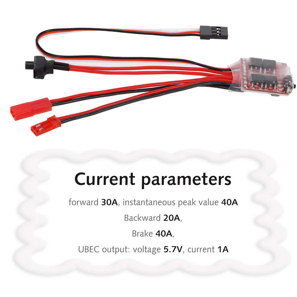 Mini RC Car 30A Brushed ESC Fo - огляд і ціна Model Kit Ship