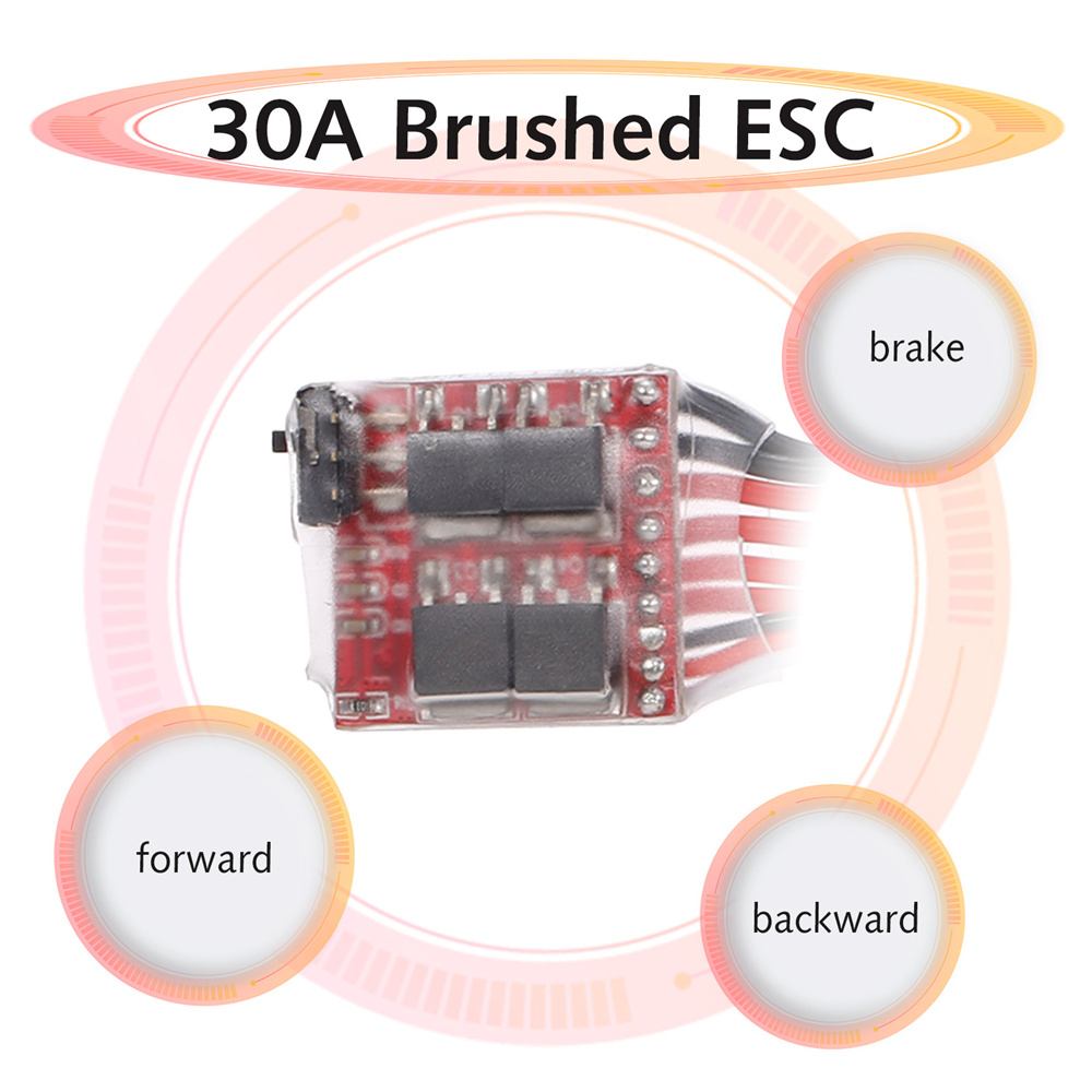 Mini RC Car 30A Brushed ESC Fo - огляд і ціна Model Kit Ship