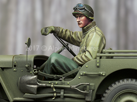 1:35 Resin kit  US Jeep Driver - огляд і ціна Model Kit Warhammer