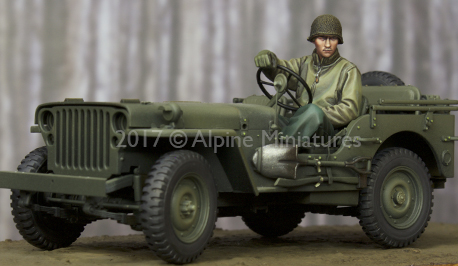 1:35 Resin kit  US Jeep Driver - огляд і ціна Model Kit Warhammer