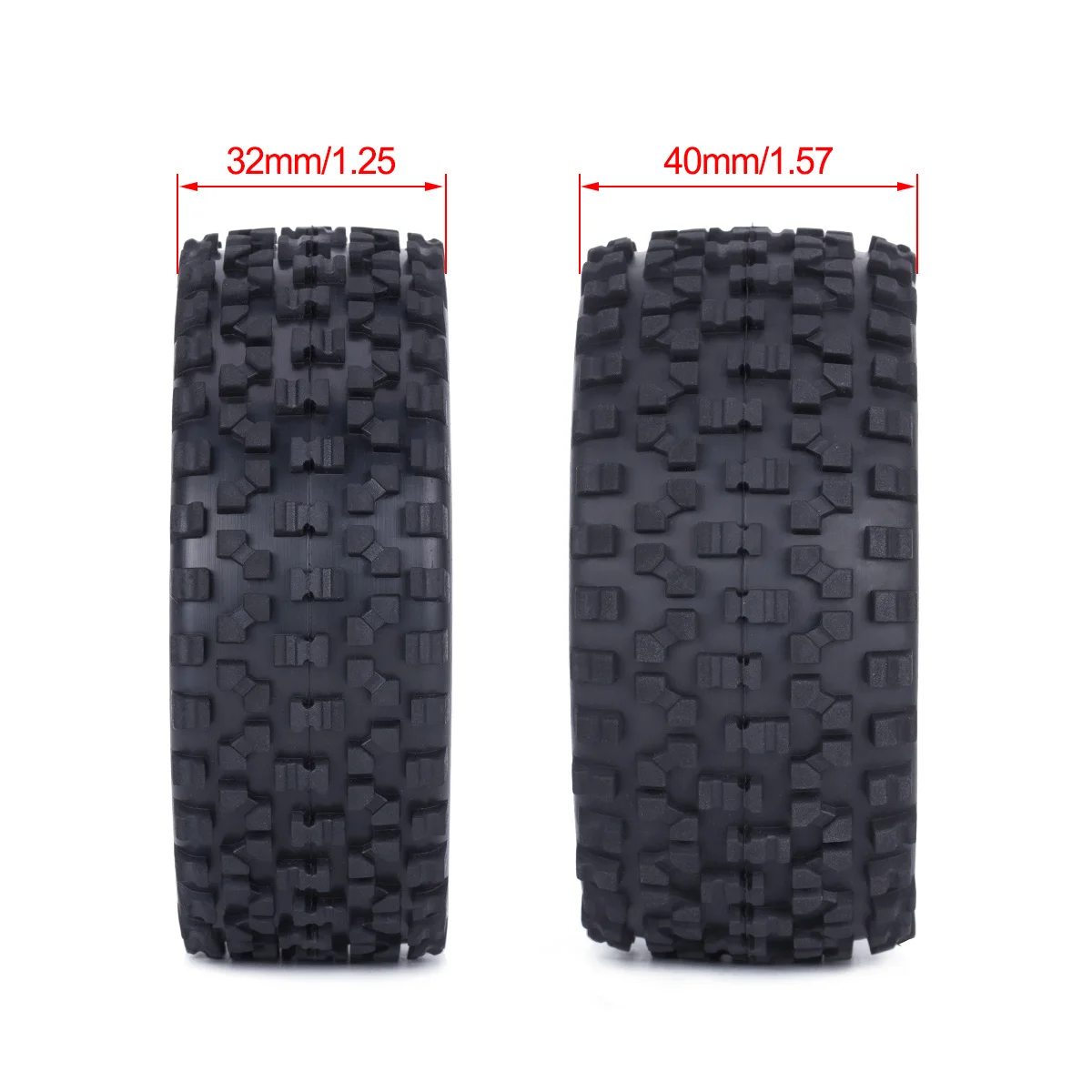 4 Pcs 88mm Buggy Tires Wheel T - огляд і ціна Model Kit Tamiya