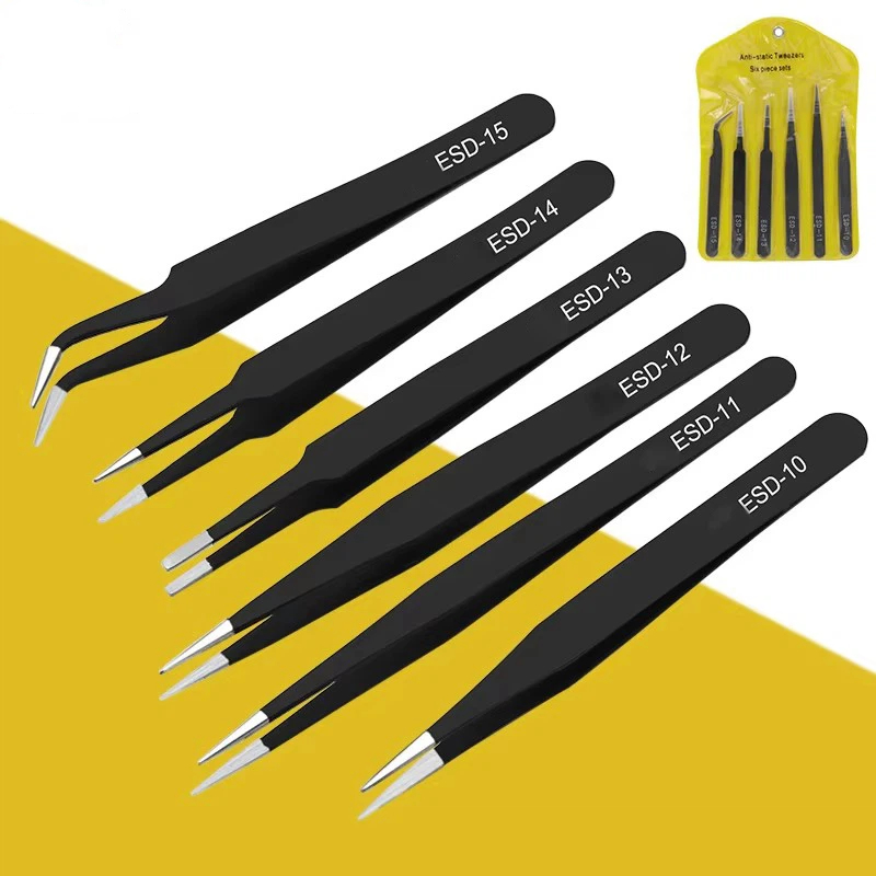 6pcs anti-static stainless ste - огляд і ціна Model Kit Nipper