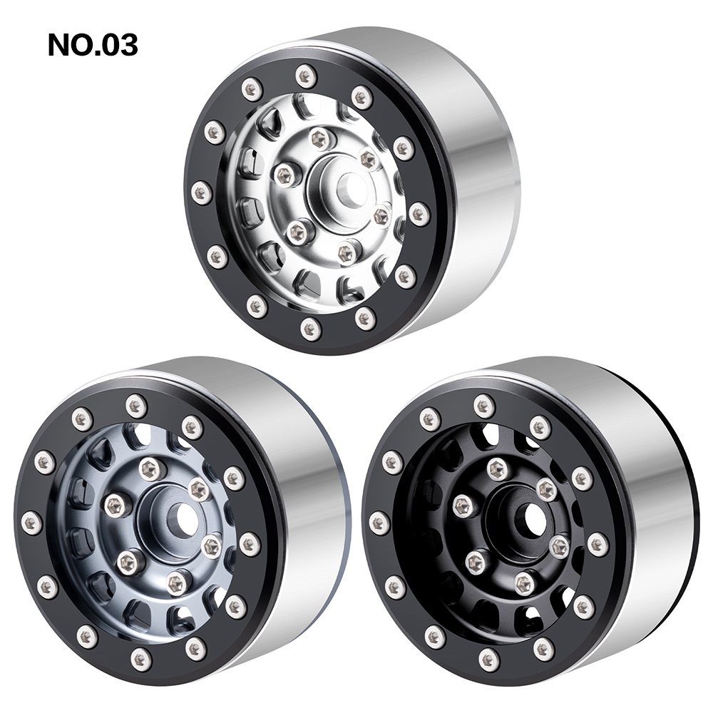 YEAHRUN 4Pcs 1.55inch Aluminum - огляд і ціна Model Kit Tamiya