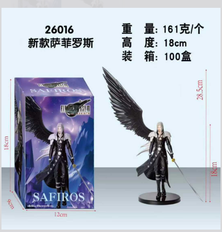Final Fantasy Sephiroth Angel  - огляд і ціна Model Kit Final Fantasy