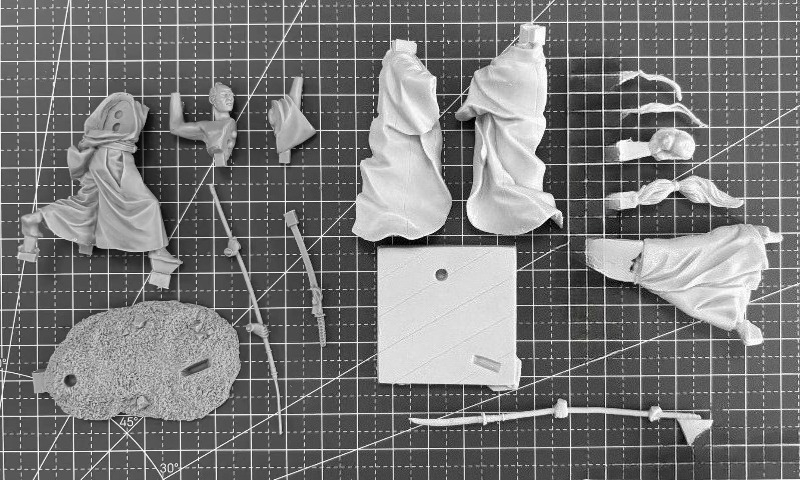 1/32 Scale Die-cast Resin Figu - огляд і ціна Model Kit Japanese