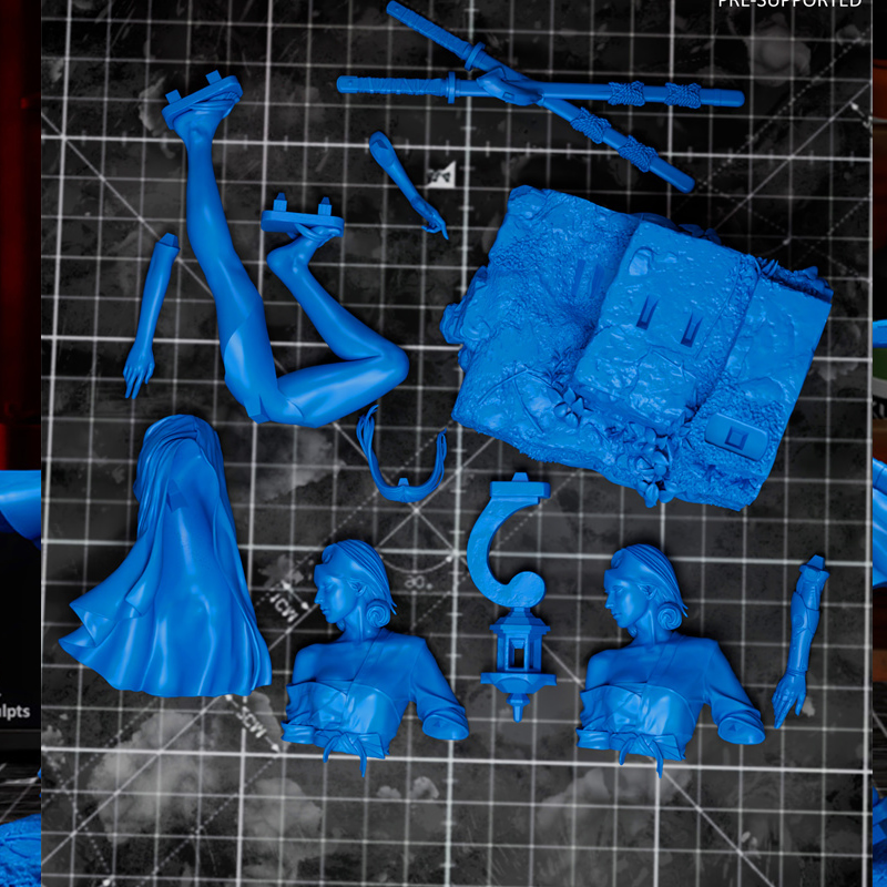 3 Styles Game Character 6642 K - огляд і ціна Model Kit Figure