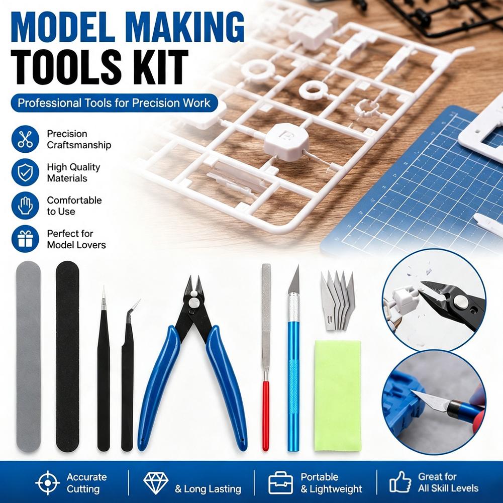 14-Piece Model Craft Tool Kit  - огляд і ціна Model Kit Nipper