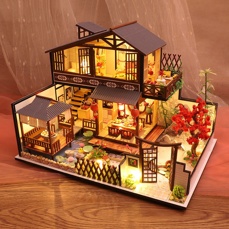 DIY Wooden Miniature Model Kit - огляд і ціна Model Kit Japanese