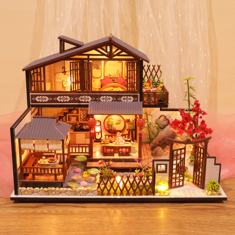 DIY Wooden Miniature Model Kit - огляд і ціна Model Kit Japanese