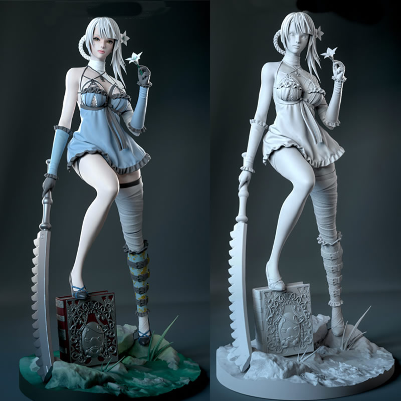 31CM Game Character 6004 Kaine - огляд і ціна Model Kit Figure