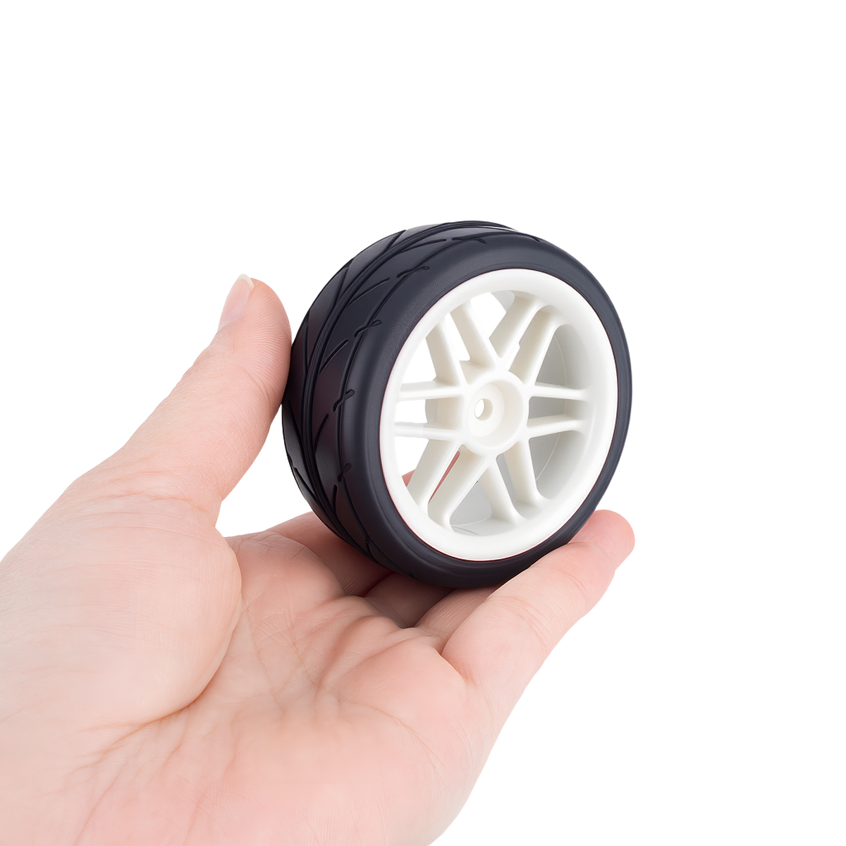 Pre-Glued RC Wheels Tires Set  - огляд і ціна Model Kit Tamiya