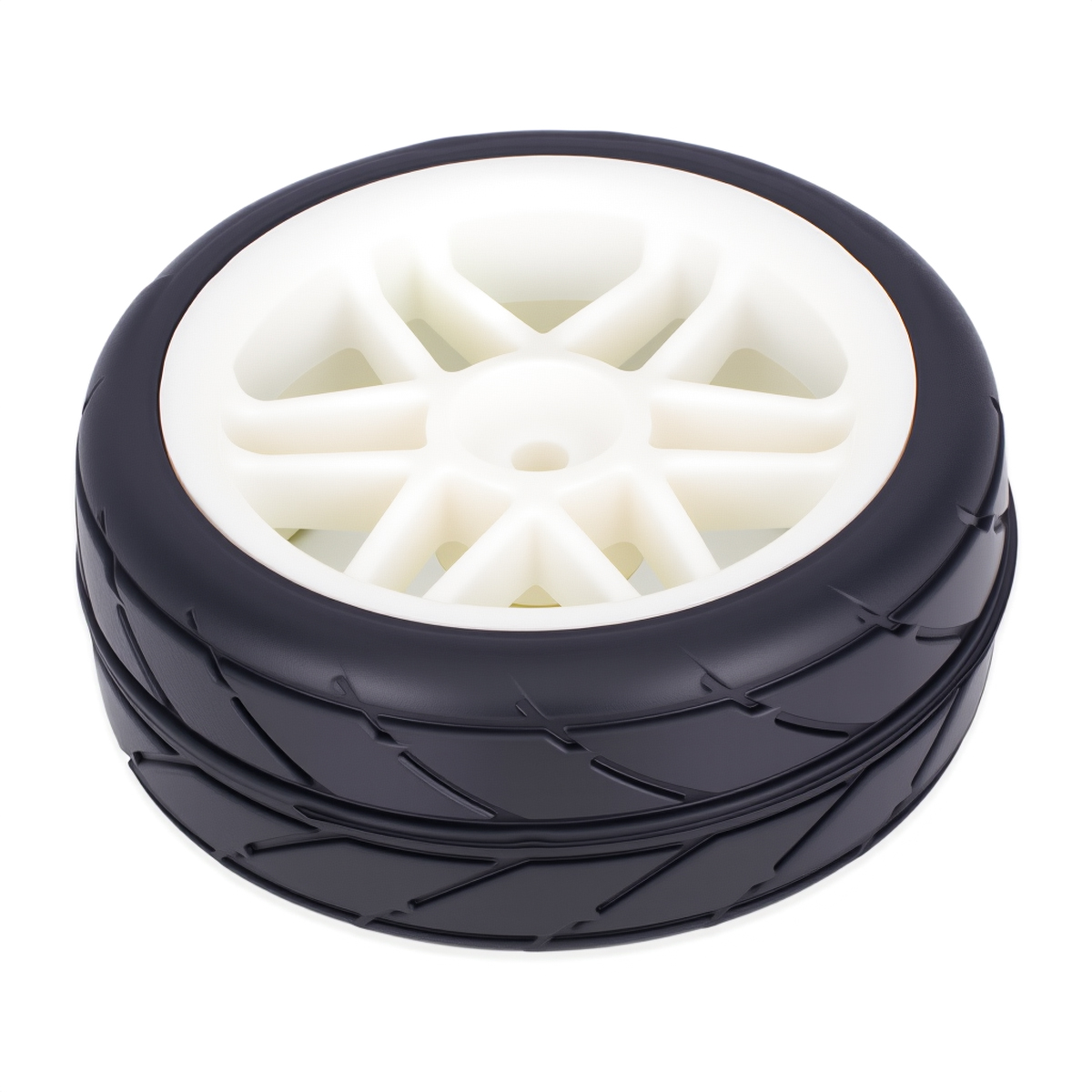Pre-Glued RC Wheels Tires Set  - огляд і ціна Model Kit Tamiya
