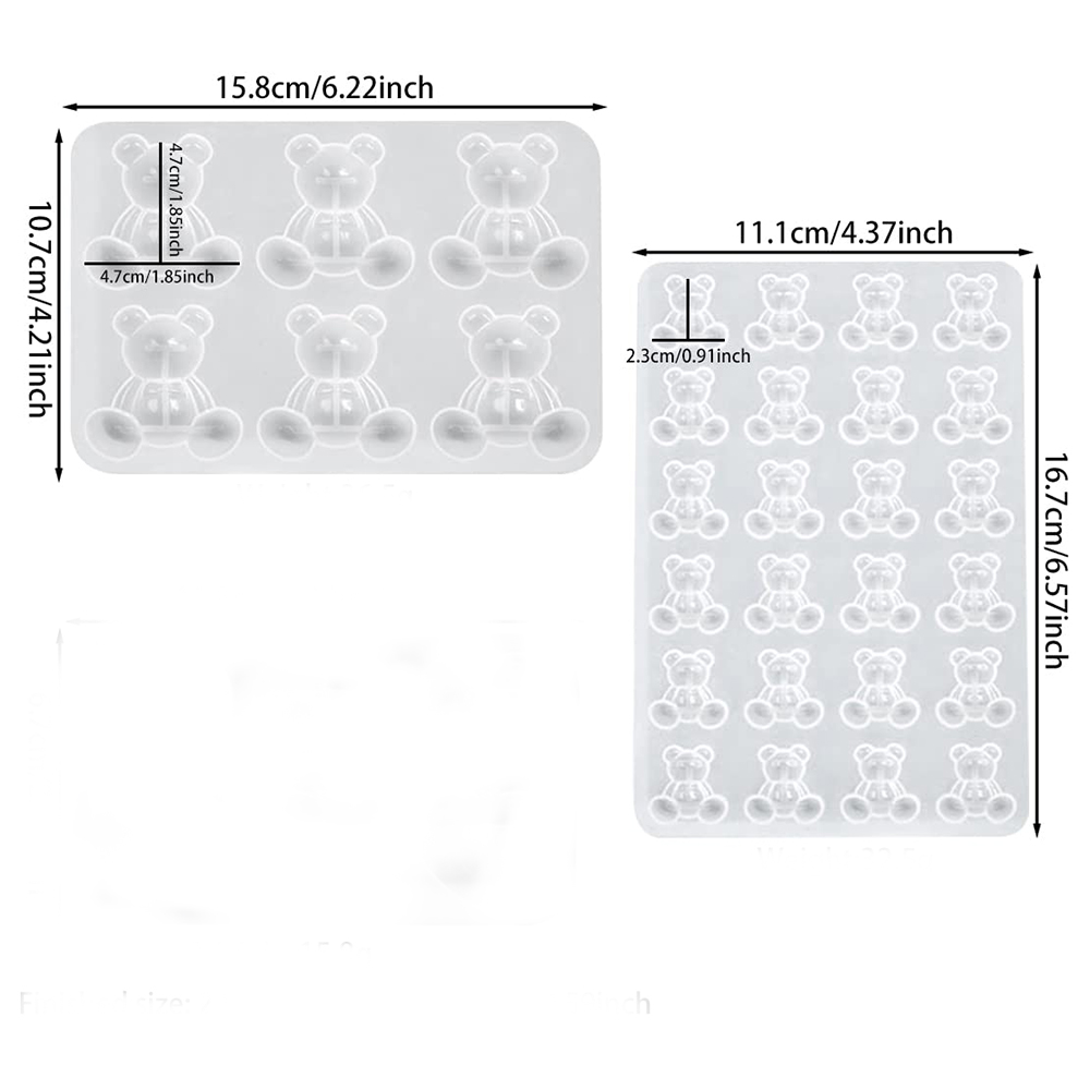 Crystal Bear Resin Silicone Mo - огляд і ціна Model Kit Varnish