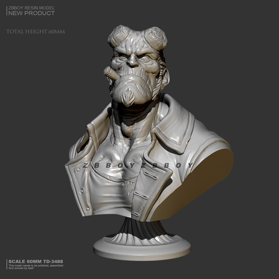 60mm Resin bust model kits fig - огляд і ціна Model Kit Warhammer