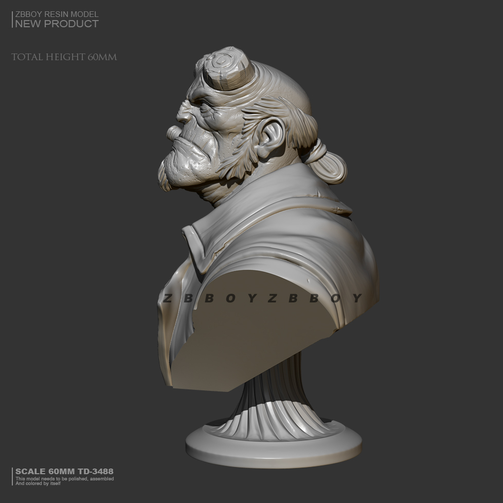 60mm Resin bust model kits fig - огляд і ціна Model Kit Warhammer