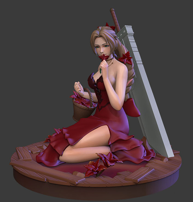 Resin Figure Kit  Aerith Gains - огляд і ціна Model Kit Oberon